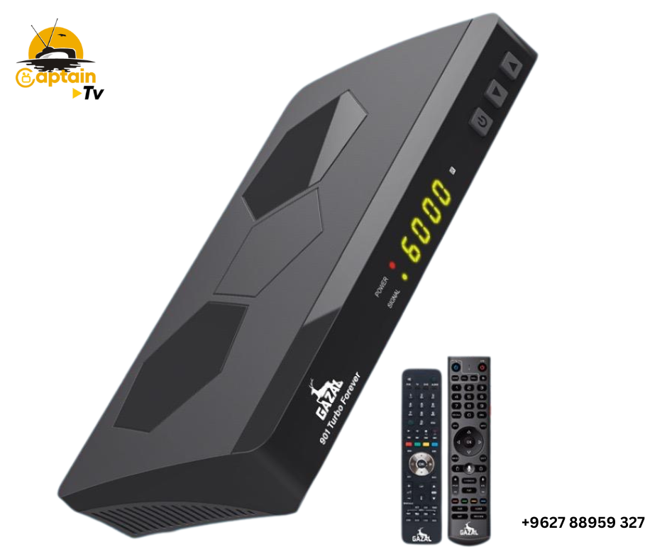 رسيفر غزال Turbo Forever – أداء سريع، 5G، اشتراكات 10 سنوات و12 شهر